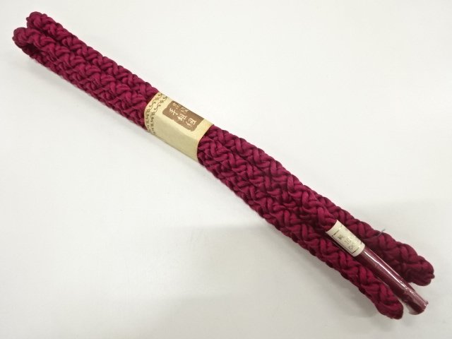 JAPANESE KIMONO / UNUSED HANDTIED OBIJIME CORD 